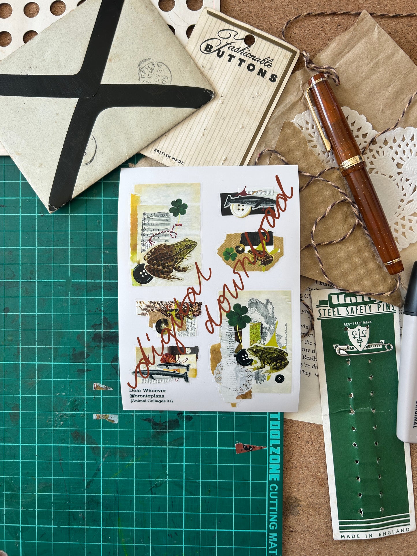 Animal Collages 01 *DIGITAL DOWNLOAD*