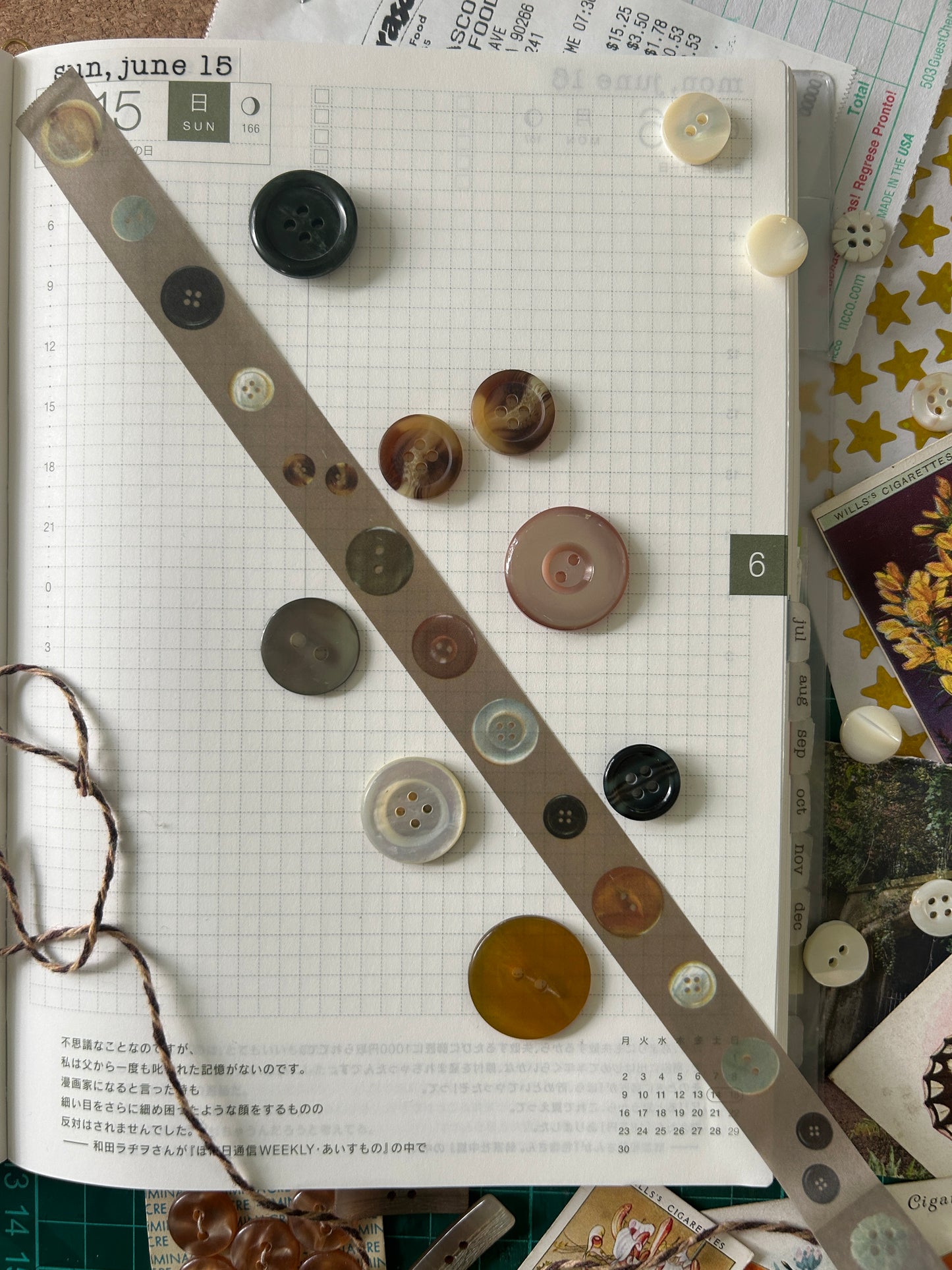 Buttons Washi Tape