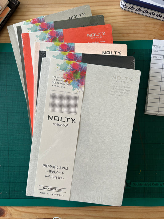 NOLTY A5 Log Per Page Notebook