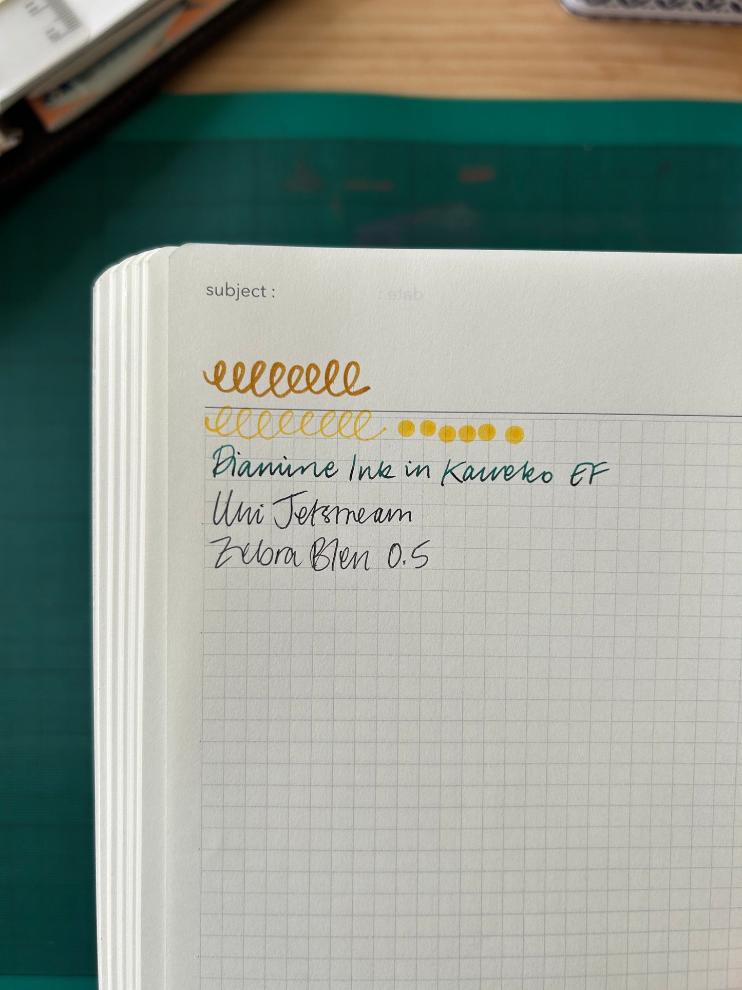 NOLTY A5 Log Per Page Notebook