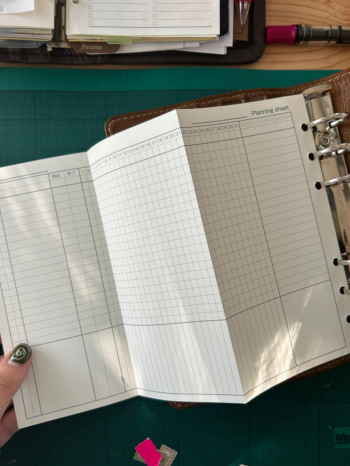 Raymay DaVinci planner inserts - personal size