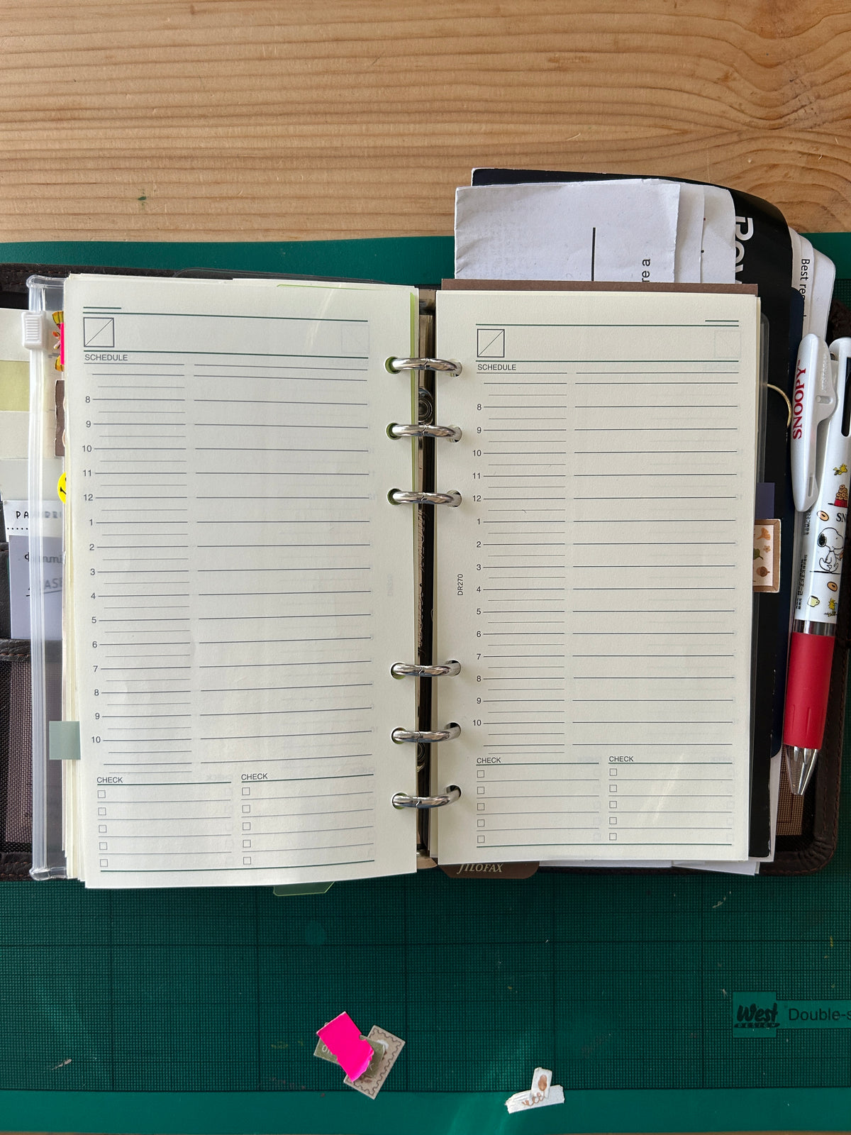 Raymay DaVinci planner inserts - personal size