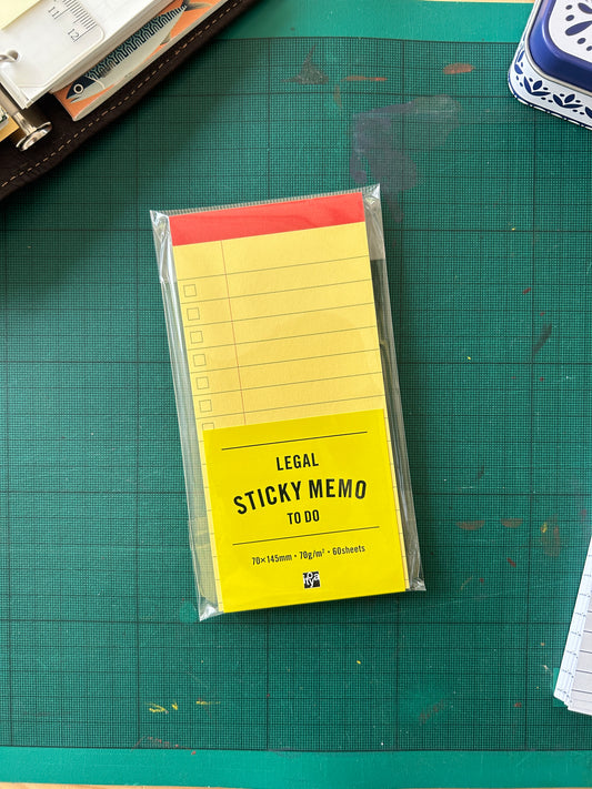 Legal Memo Pad Sticky Notes