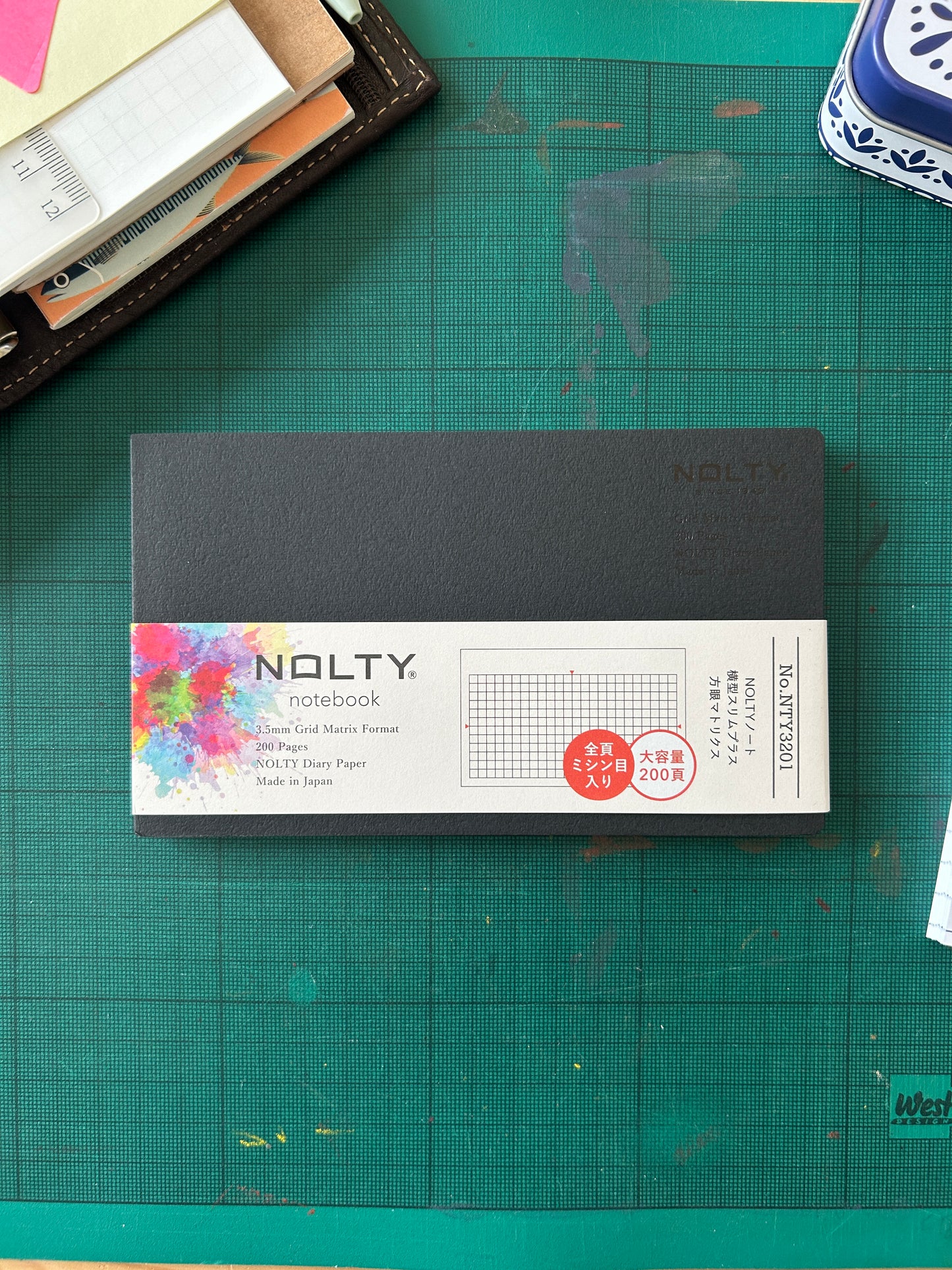NOLTY Landscape Grid Matrix Notebook
