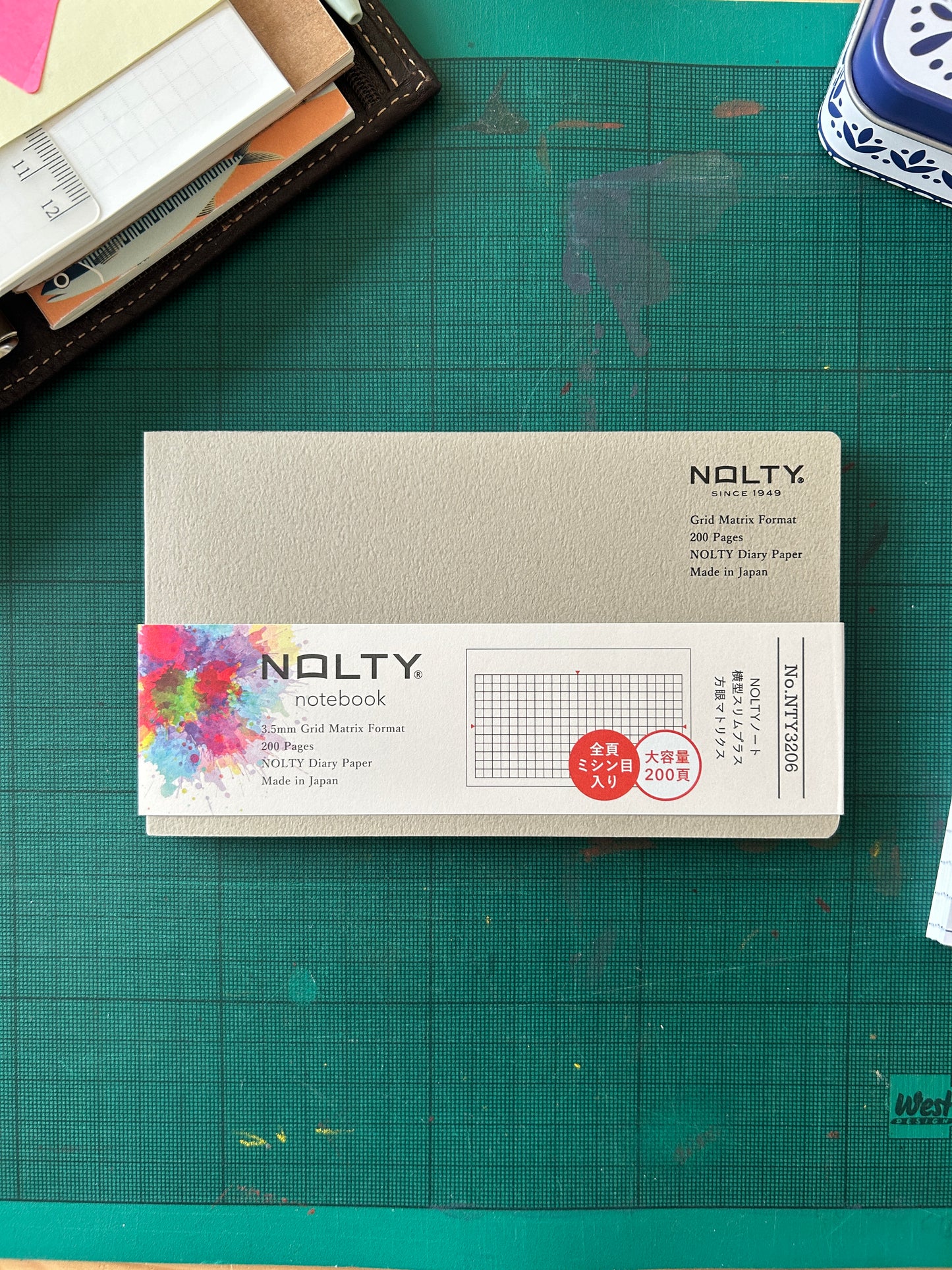 NOLTY Landscape Grid Matrix Notebook
