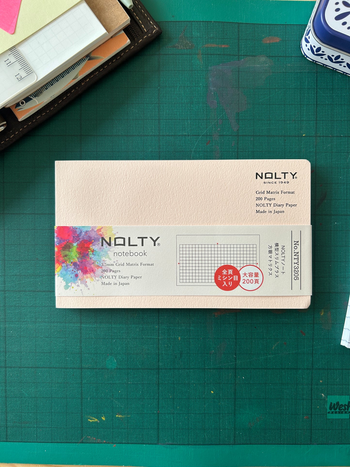 NOLTY Landscape Grid Matrix Notebook