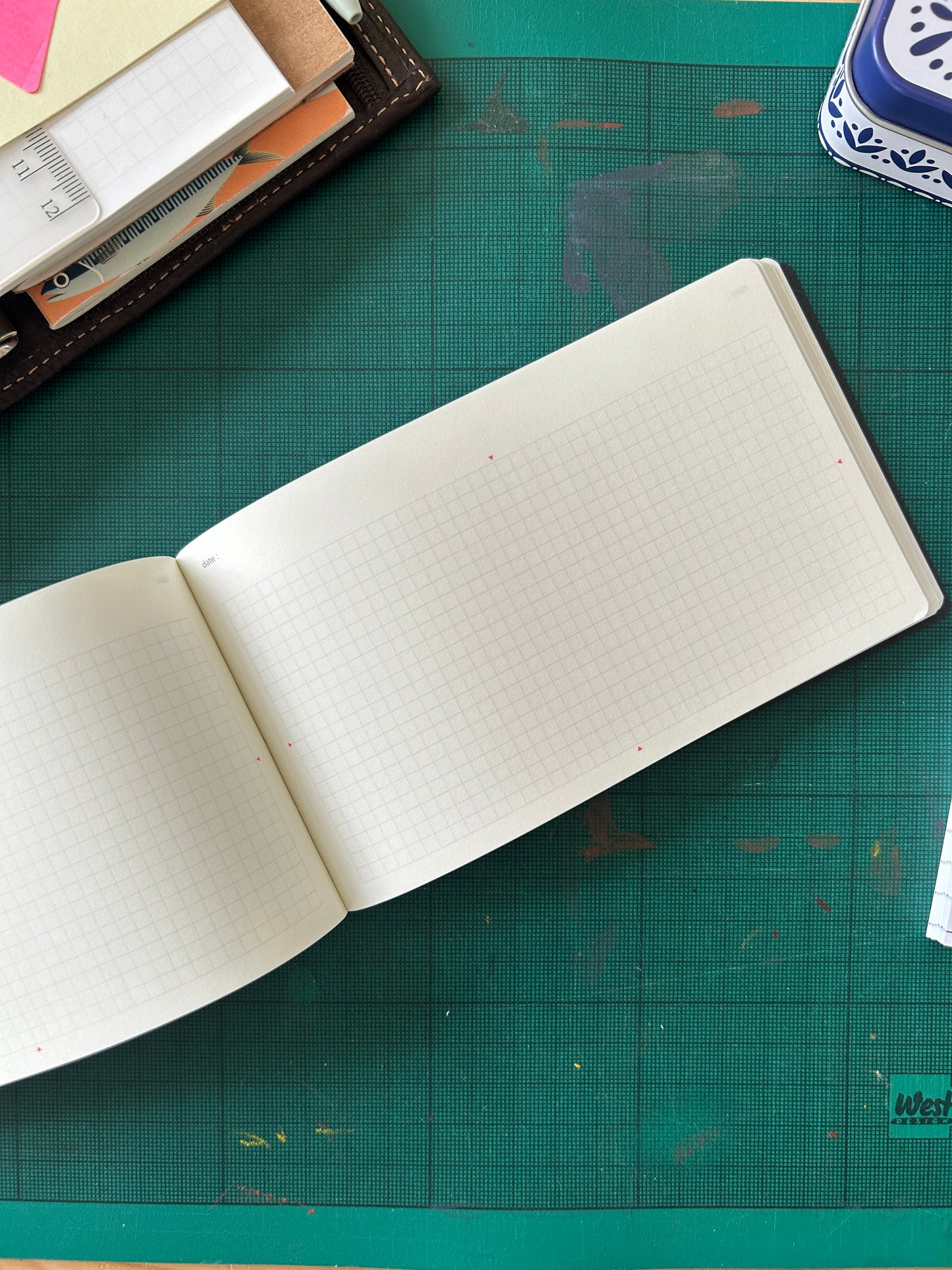 NOLTY Landscape Grid Matrix Notebook