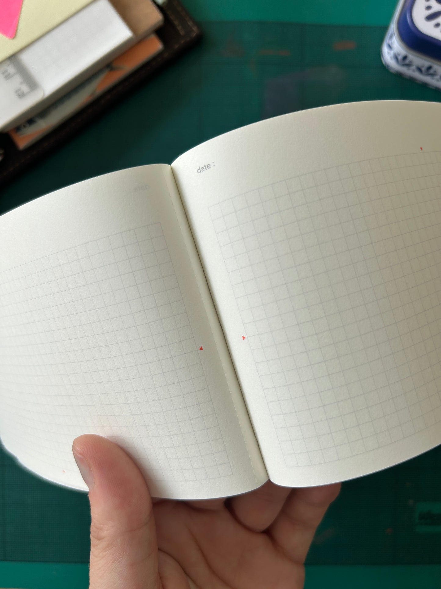 NOLTY Landscape Grid Matrix Notebook
