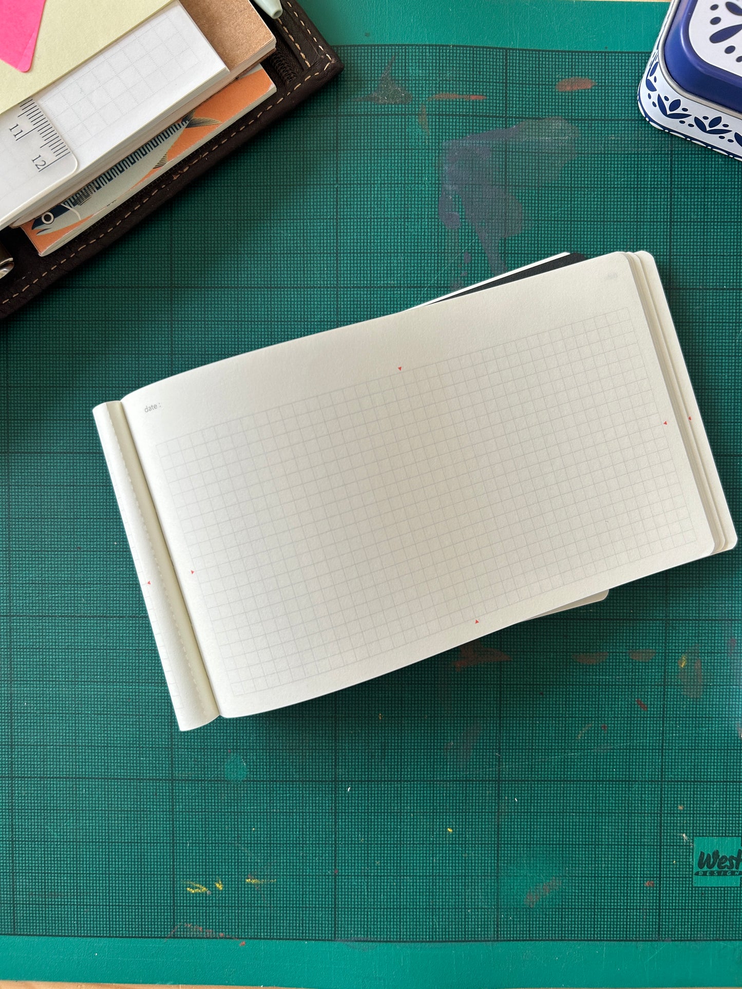 NOLTY Landscape Grid Matrix Notebook