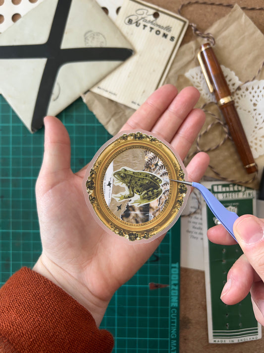 Round Frog Die Cut