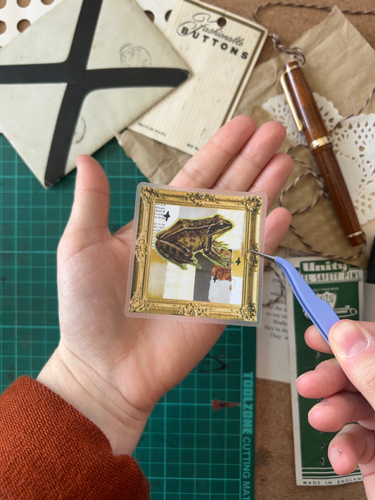 Square Frog Die Cut