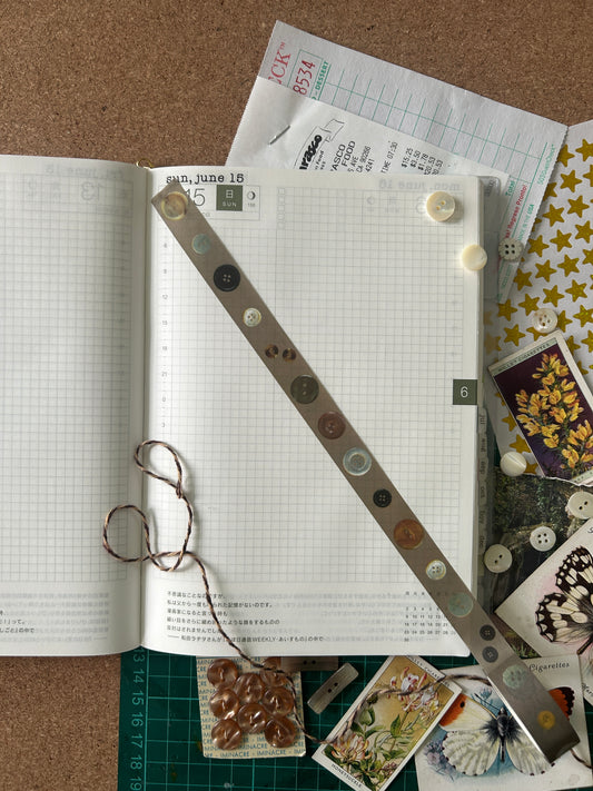 Buttons Washi Tape