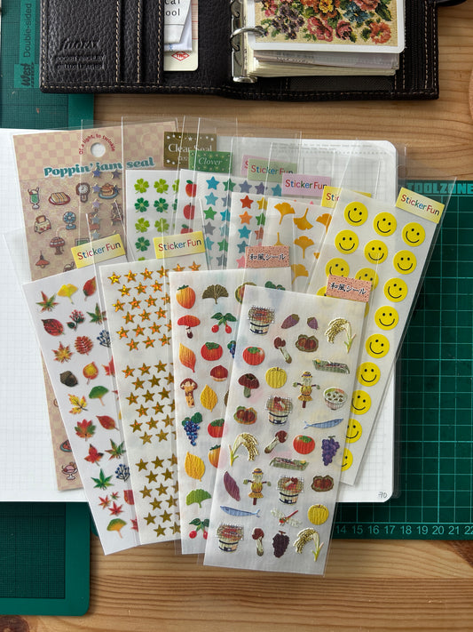 Japanese mini stickers (various designs!)
