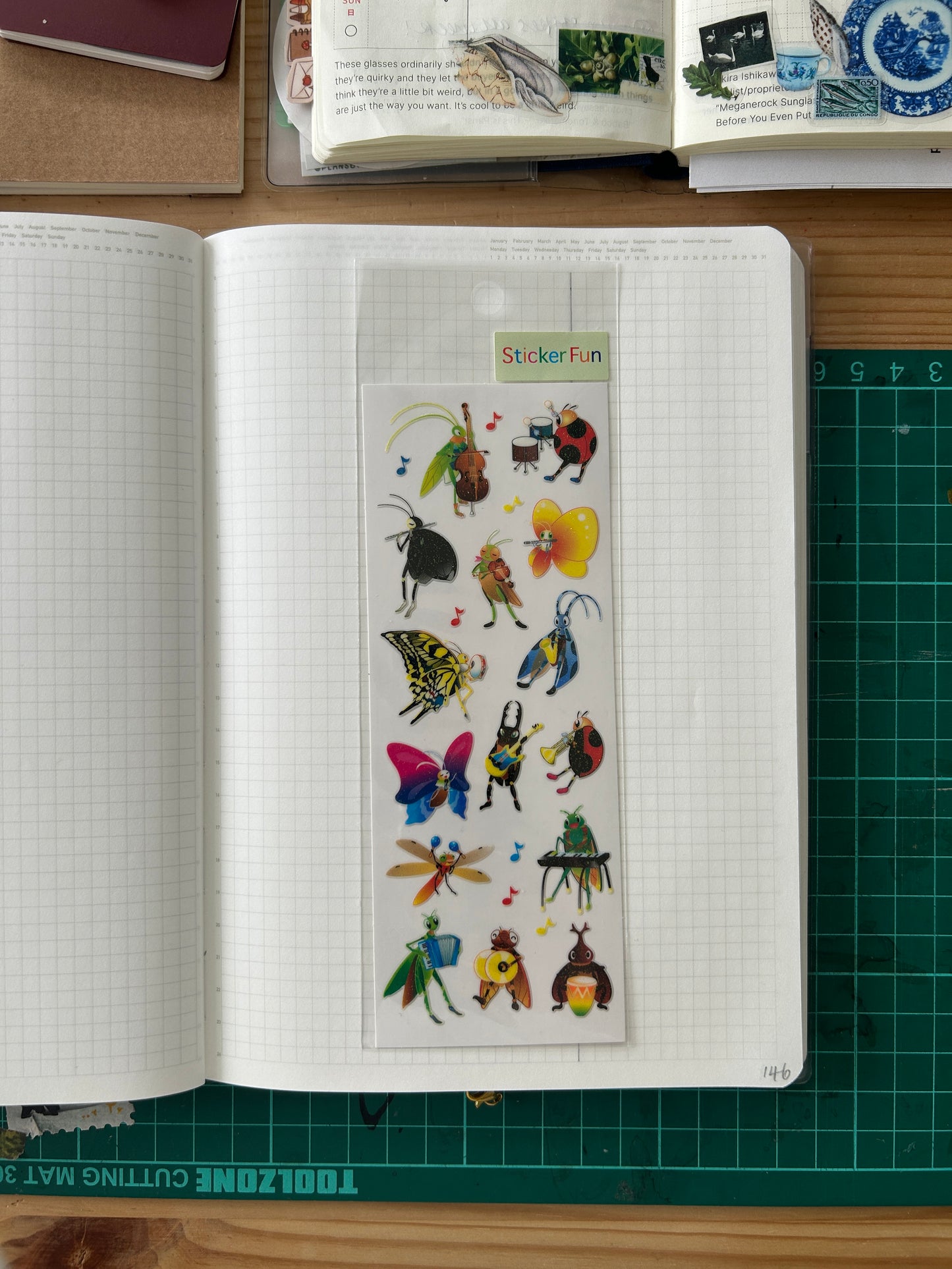 Japanese mini stickers (various designs!)
