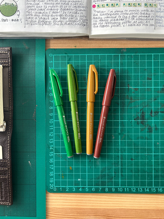 Pentel Touch brush pens