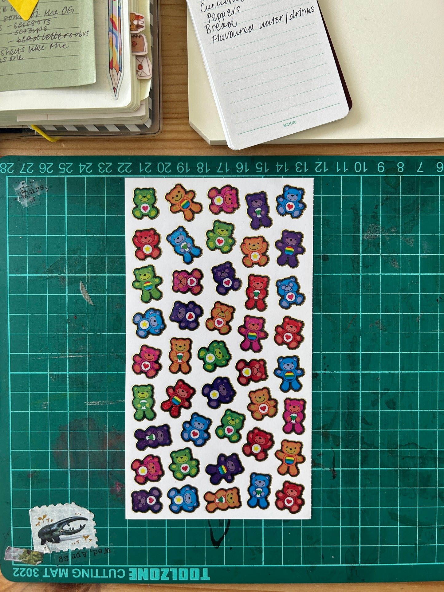 Nostalgic Sparkly Stickers