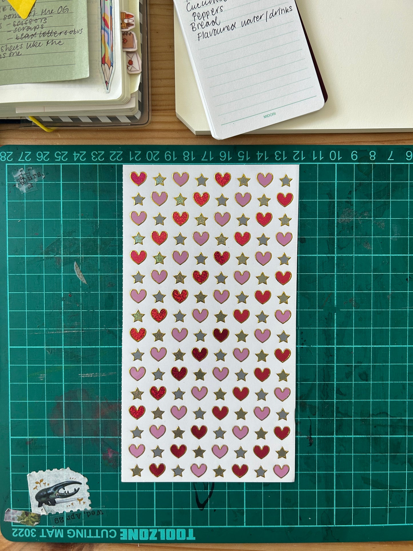 Nostalgic Sparkly Stickers