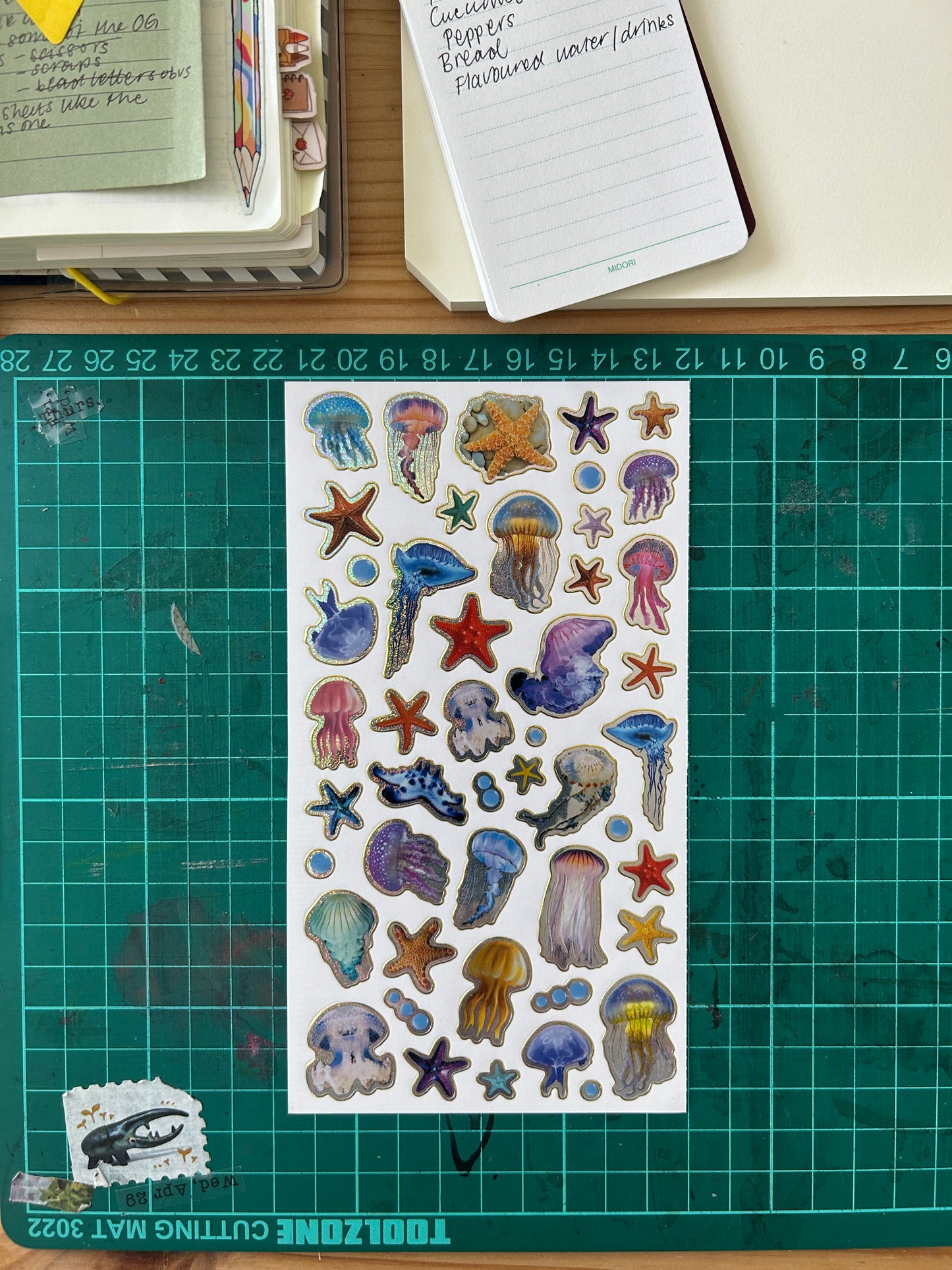 Nostalgic Sparkly Stickers