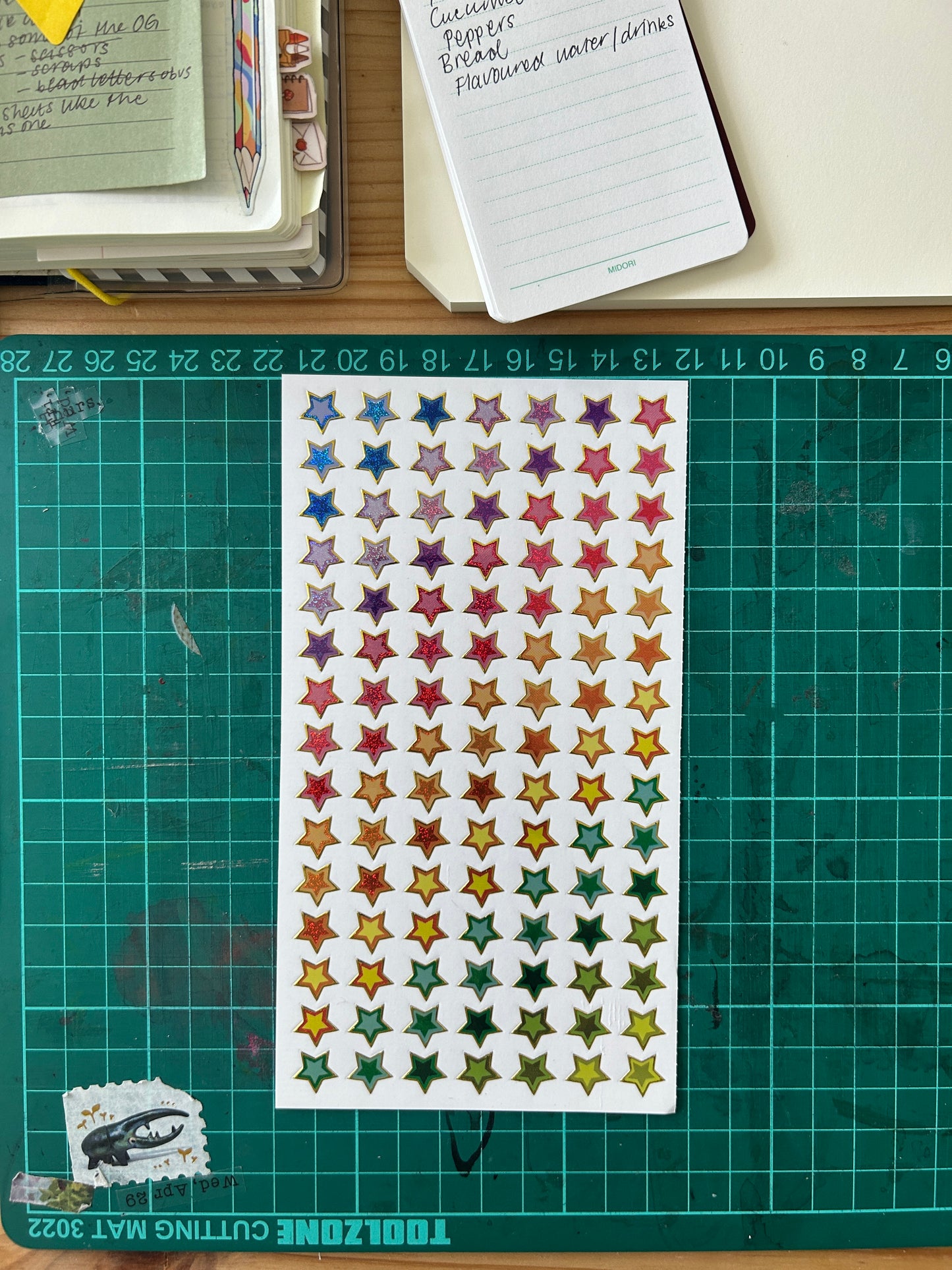 Nostalgic Sparkly Stickers