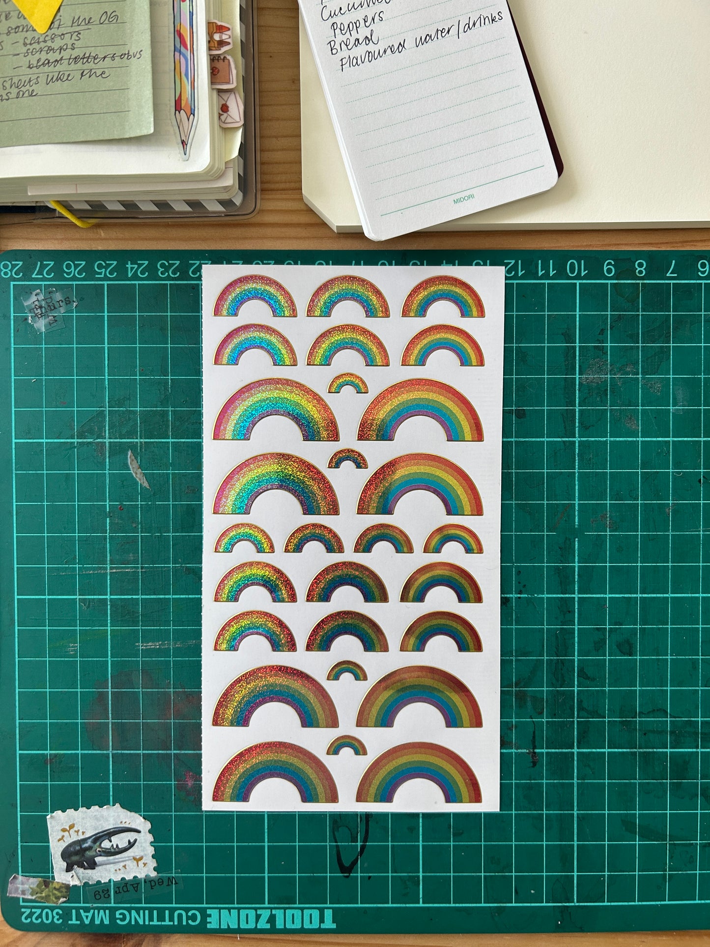 Nostalgic Sparkly Stickers