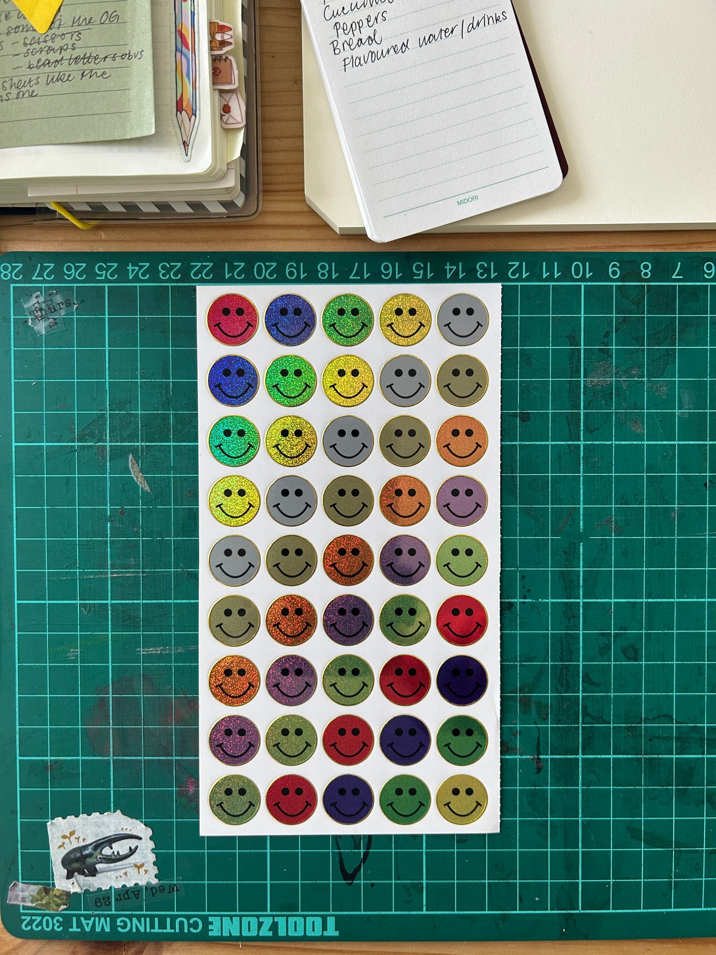 Nostalgic Sparkly Stickers