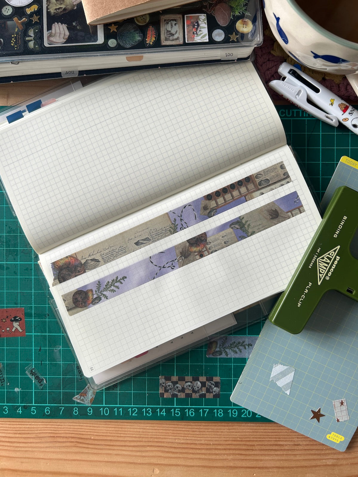 Fossil Cabinet Washi Tape