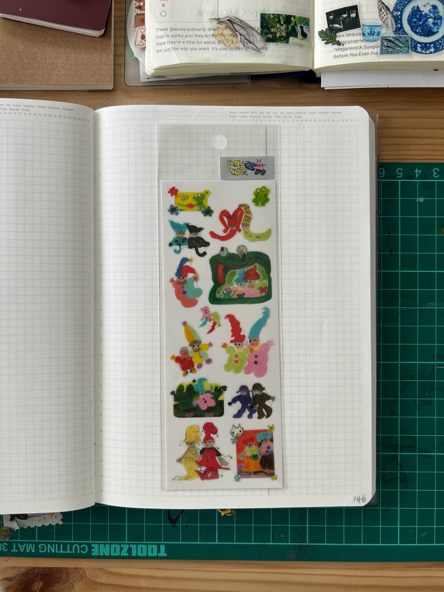 Japanese mini stickers (various designs!)